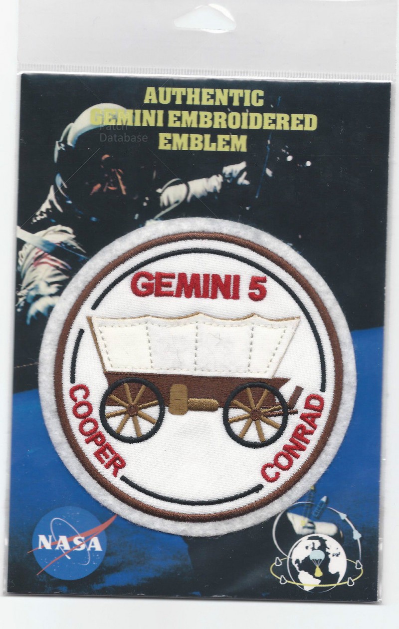 Gemini 5 - 4" - A-B Emblem/Gene Dorr | Space Patch Database