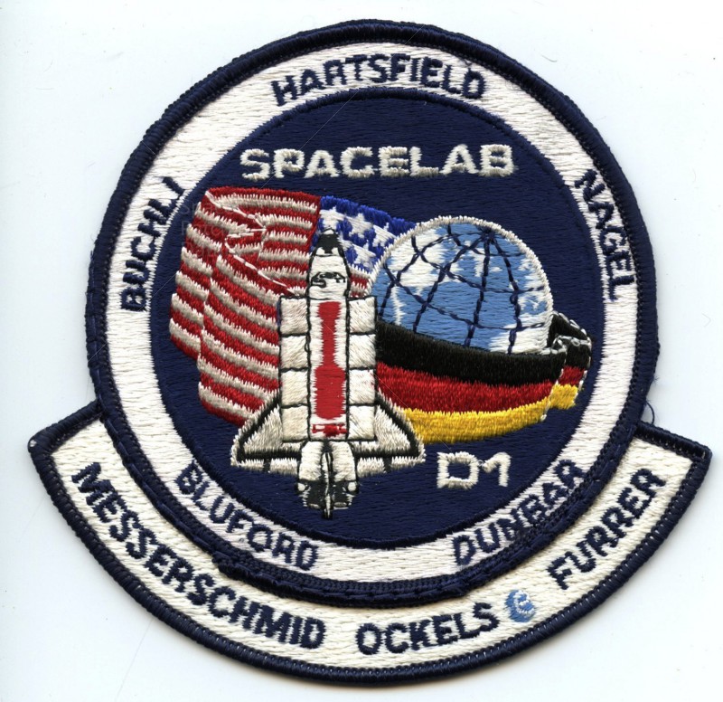 STS-61A - A-B Emblem | Space Patch Database