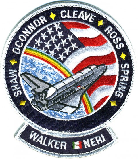 STS-61B - A-B Emblem | Space Patch Database